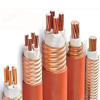Cavo resistente al fuoco con isolamento minerale rivestito in metallo laminato